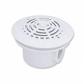 Sifon rotund WAINCRIS din ABS alb pentru piscine cu liner