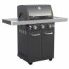 Gratar pe gaz GRILL CHEF 12907, 3+1 arzatoare, gratare din inox