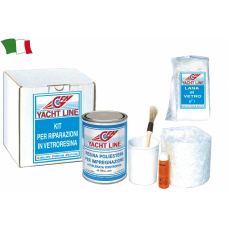 Kit reparatie GFN Yacht Line pentru ambarcatiuni din fibra de sticla, 375ml