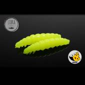 Naluca pastrav LIBRA LURES LARVA, 3cm, culoare 006, aroma Cheese, 15 buc/borcan