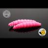 Naluca pastrav LIBRA LURES LARVA, 3cm, culoare 017, aroma Cheese, 15 buc/borcan