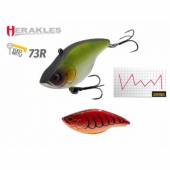 Vobler HERAKLES Blaze Rattle 73R, Sinking, 7.3cm, 17g, culoare Red Craw