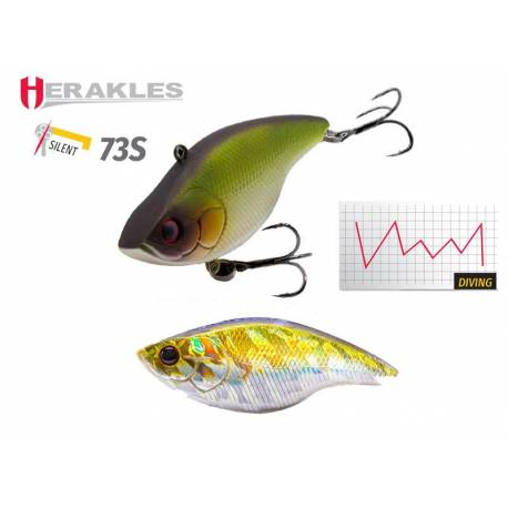 Vobler HERAKLES Blaze 73 Silent, Sinking, 7.3cm, 17g, culoare Alburno Flash