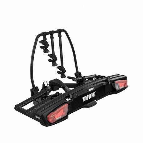 Suport pentru 3 biciclete THULE VeloSpace 939 XT3 cu prindere pe carligul de remorcare (13pini) Negru