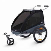 Carucior THULE Coaster XT Black Chariot, 1-2 copii