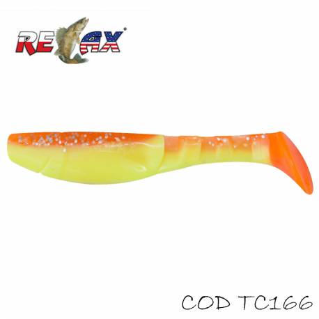 Shad RELAX Kopyto 4L Tricolor, 10cm, 14g, culoare TC166, 4buc/plic