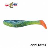 Shad RELAX Kopyto 4L Tricolor, 10cm, 14g, culoare TC209, 4buc/plic