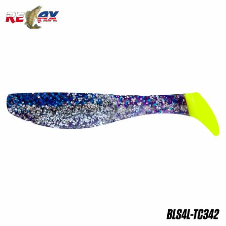 Shad RELAX Kopyto 4L Tricolor, 10cm, 14g, culoare TC342, 4 buc/plic