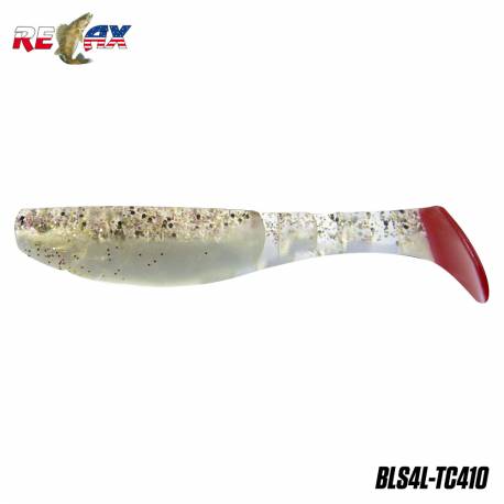 Shad RELAX Kopyto 4L Tricolor, 10cm, 14g, culoare TC410, 4 buc/plic