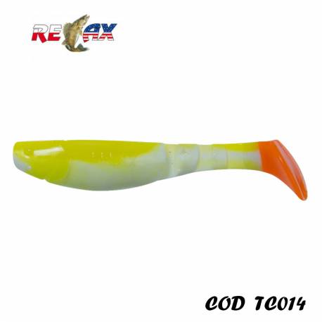 Shad RELAX Kopyto 4L Tricolor, 10cm, 14g, culoare TC014, 4 buc/plic