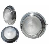 Lumina LED tavan GFN 640055, inox, lumina alba-rosie, intrerupator extern