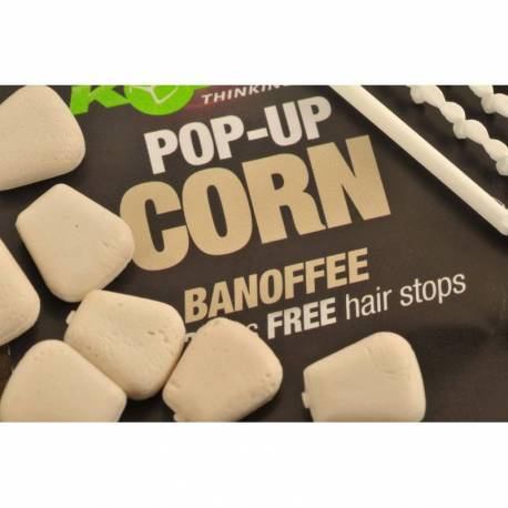 Porumb artificial KORDA SLOW SINKING BANOFFEE ALB 10 buc/plic
