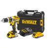 Masina de insurubat si gaurit DeWALT DCD795D2-QW, 2000rpm, Li-Ion, 18V, 360W