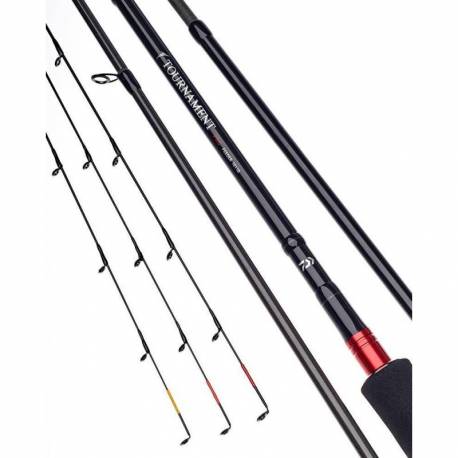 Lanseta DAIWA Tournament Pro Feeder, 3.80m, 100g, 3 tronsoane + 3 varfur