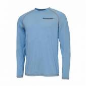 Tricou UV SAVAGE GEAR Aqua Long Sleeve Tee Bonnie Blue, marimea L