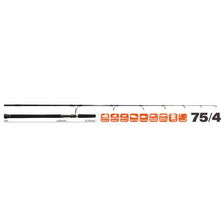 Lanseta spinning YAMAGA BLANKS BLUE SNIPER 75/4, 2.26m, 30-100g, 2 tronsoane