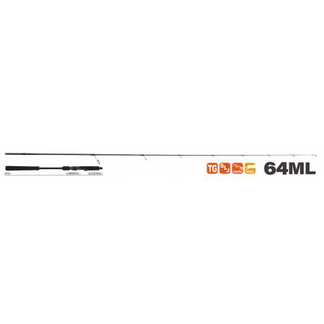 Lanseta spinning YAMAGA BLANKS SEAWALK LIGHT JIGGING 64ML, 1.935m, 50g, 2 tronsoaner