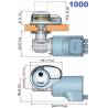 Cabestan vertical QUICK PRINCE DP2, 1000W, diametru lant 6mm