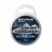 Fir inaintas SAVAGE GEAR Semi-Soft Leader Fluorocarbon, 30m, 0.29mm, 4.79kg