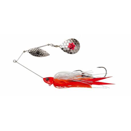 Spinnerbait SAVAGE GEAR Da'Bush, 14cm, 21g, culoare RED HEAD SILVER