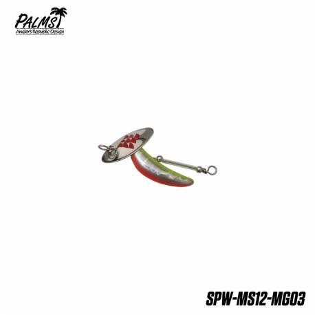 Lingurita rotativa PALM'S Spin Walk MS-12, 12g, culoare MG03