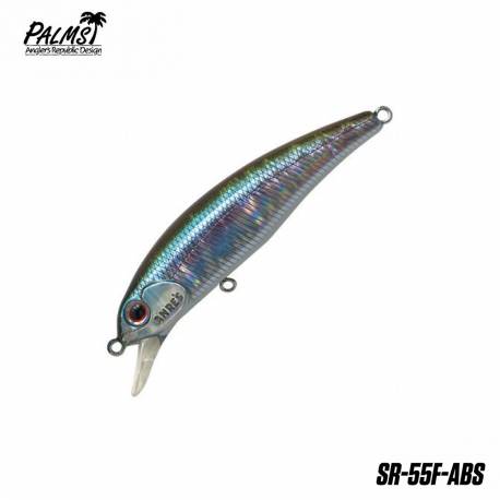 Vobler PALM'S S-Trout 55F, 5.5cm, 3.3g, culoare SMELT ABS