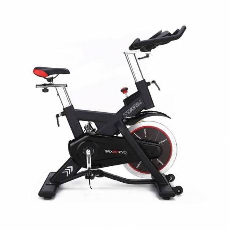 Bicicleta spinning TOORX SRX-80EVO, volanta 24kg, max. 140kg