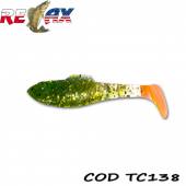 Naluci RELAX Super Fish Shad 3" Tricolor, 7.5cm, 6g, culoare TC138, 10 buc/plic