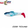 Naluci RELAX Super Fish Shad 3" Tricolor, 7.5cm, 6g, culoare TC140, 10 buc/plic