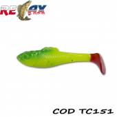 Naluci RELAX Super Fish Shad 3" Tricolor, 7.5cm, 6g, culoare TC151, 10 buc/plic