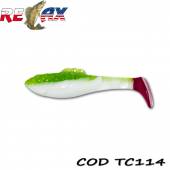 Naluci RELAX Super Fish Shad 3" Tricolor, 7.5cm, 6g, culoare TC114, 10 buc/plic