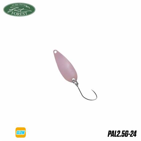 Lingurita oscilanta FOREST PAL, 2.5g, culoare 24 Pink Glow