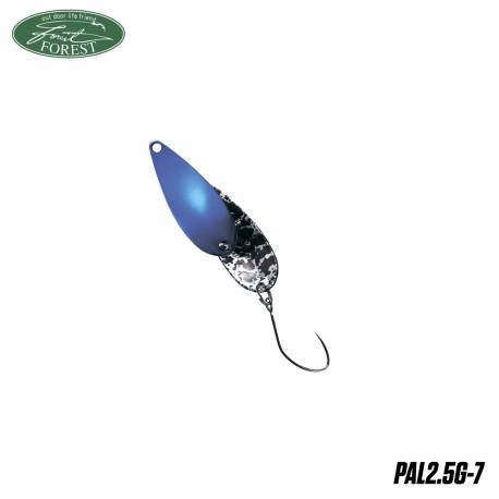 Lingurita oscilanta FOREST PAL, 2.5g, culoare 7 Flash Blue