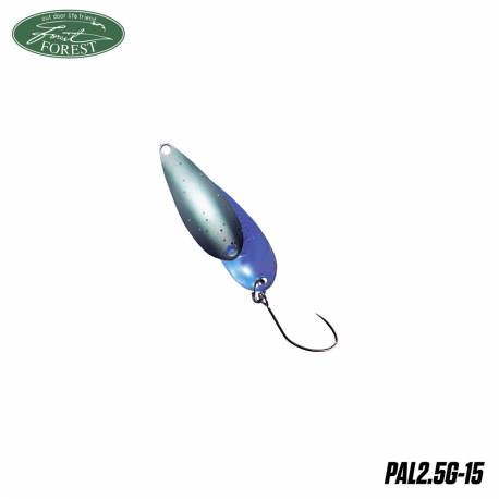 Lingurita oscilanta FOREST PAL, 2.5g, culoare 15 Strike Blue