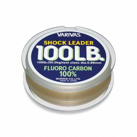 Fir inaintas fluorocarbon VARIVAS SHOCK LEADER, 30m, 30 0.880mm, 100lbs