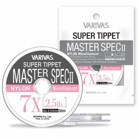 Leader fly VARIVAS Super Tippet Master Spec II Nylon 8X 50m 0.090mm 1.8lb