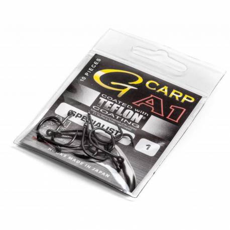 Carlige GAMAKATSU A1 G-Carp Specialist P.T.F.E, Nr.4, 10buc/plic