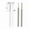 Burghie diamantate PROXXON 29255, 0.8 si 1.2mm