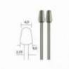 Set 2 freze PROXXON MICROMOT din aliaj de otel-wolfram-vanadiu 4 si 6mm