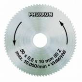 Disc debitor din carbid PROXXON, 50mm, 80 dinti