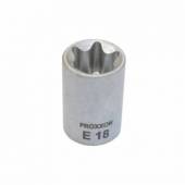 Cheie tubulara PROXXON cu prindere 3/8", profil Torx E18