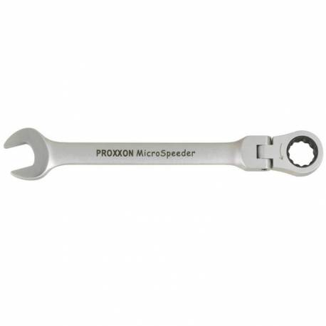 Cheie combinata fixa inelara cu clichet PROXXON, cap oscilant, 13 mm