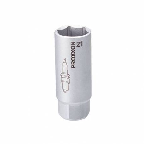 Cheie tubulara PROXXON pentru bujii, cu prindere 3/8", lungime 21mm