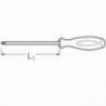 Surubelnita pentru electricieni PROXXON, profil SL/PZ1x80