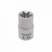 Cheie tubulara PROXXON cu prindere 3/8", profil Torx E14