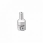 Cheie tubulara torx exterior E4 PROXXON, cu prindere 1/4"