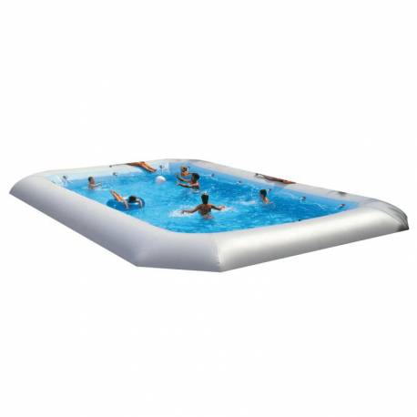 Kit piscina supraterana dreptunghiulara ZODIAC Original HIPPO 40, 11.80x7.70x1.25m