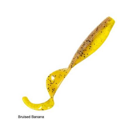 Shad Z-MAN Scented Curly TailZ 4", 10cm, culoare Bruised Banana, 5 buc/punga