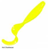 Shad Z-MAN Scented Curly TailZ 4", 10cm, culoare Hot Chartreuse, 5 buc/punga