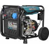 Generator invertor Konner&Sohnen KS 8100iEG GPL/benzina, 8.0 kW, 16CP, curent monofazat, pornire electrica